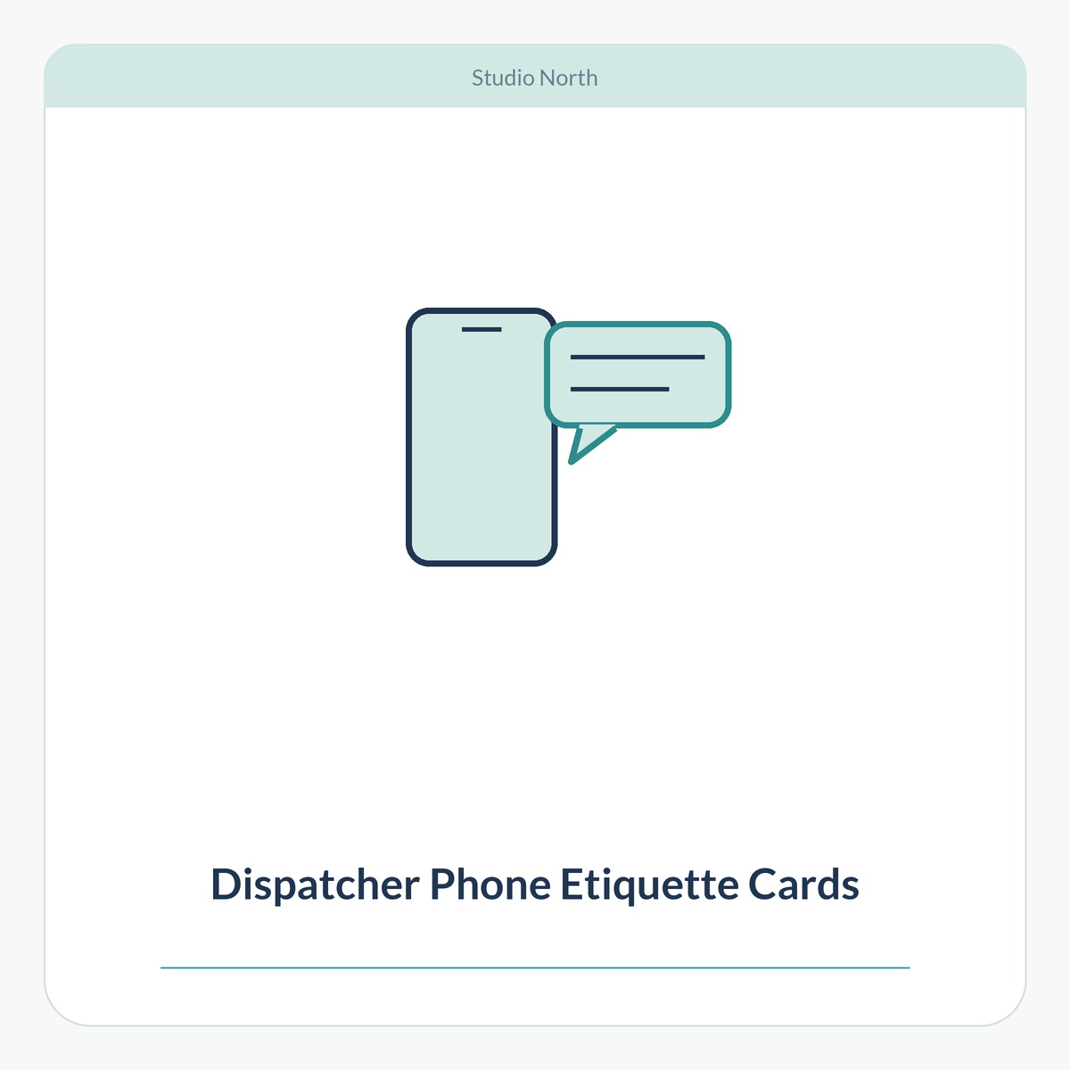 Dispatcher Phone Etiquette Cards