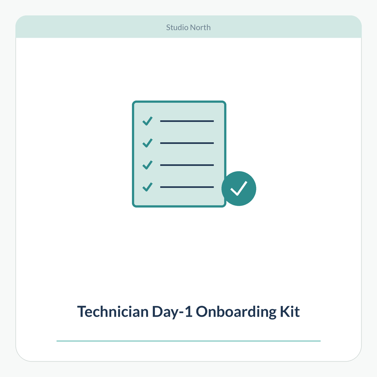 Technician Day-1 Onboarding Kit